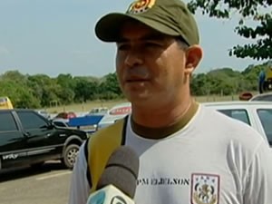 Cabo Elielson de Sousa Castro foi indiciado  suspeito de matar com um tiro um homem no  bairro Maracanã (Foto: Arquivo/TV Tapajós) 