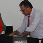 Vereador Sebastião Bueno (PT), votando na CPI 