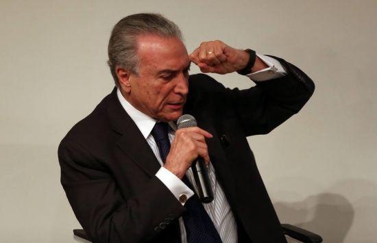 O vice-presidente Michel Temer em encontro de movimento anti-Dilma O vice-presidente Michel Temer em encontro de movimento anti-Dilma