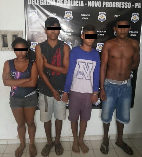 Menores presos acusados de matar o Taxista Raimundo de Almeida Ferreira