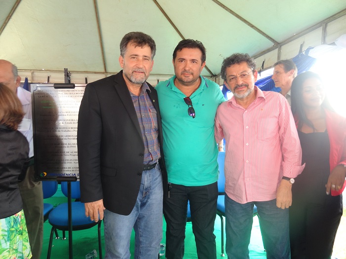 Deputado Federal Zé Geraldo (PT), Vereador Macarrão(PT) e Senador Paulo Rocha (PT)