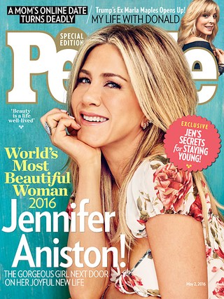 Jennifer Aniston é eleita a mulher mais bonita do mundo