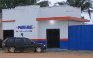 Escritório da empresa PAVIENGE em Novo Progresso. 