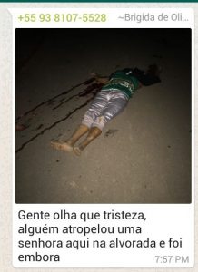(Imagem retirada do WhatsApp)