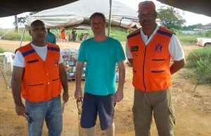 Sargento Rego,Juliano Simionato e Tenente Coronel Tito da Defesa Civil do estado do Pará 