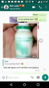 Ela mostrou o veneno que ingeriu no whatsapp