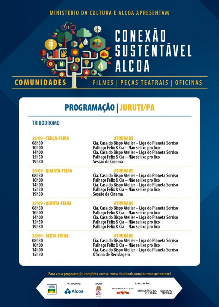 Programação Conexão Sustentável Alcoa Juruti 09.18