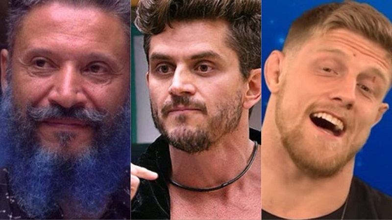 Laércio, Marcos Harter e Fábio Alano, BBBs polêmicos (Foto: montagem TV Foco)