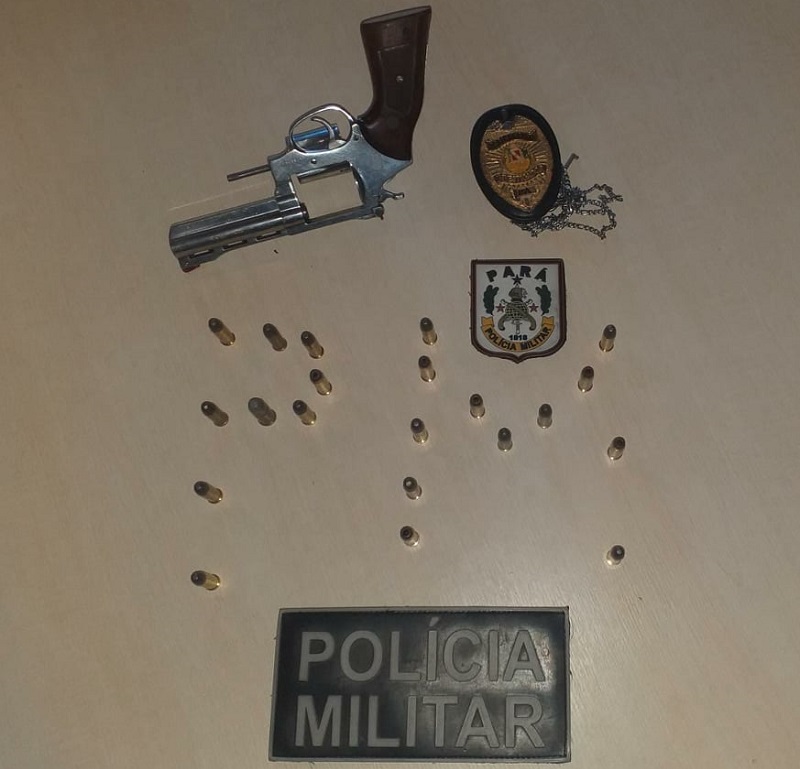 Armas e Munição apreendidas (Foto :Policia)