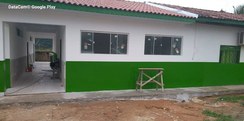 (Foto:Secretara Educação) Escola Maria Ignês. Vão entregar ainda esta semana