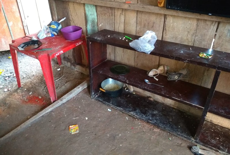 Segundo moradores, mãe saía para trabalhar e deixava o filho mais velho cuidando dos menores. — Foto: Polícia Civil / Pará 