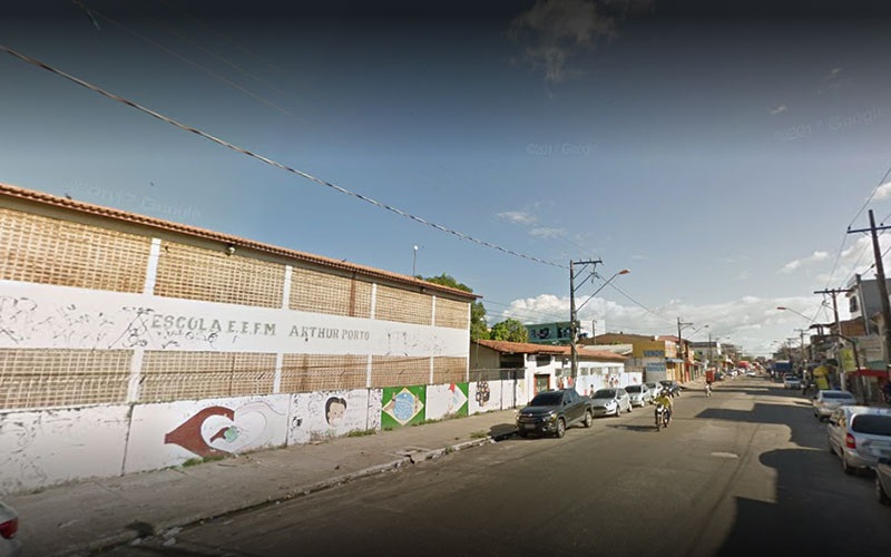 Estundantes e trabalhadores da escola ficaram com medo após descobrir o envolvimento de Edivaldo com a chacina. (Foto: reprodução/Google)