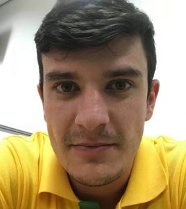 Eduardo funcionário do banco Sicredi -Bastante ferido-(Foto:Reprosuçao)