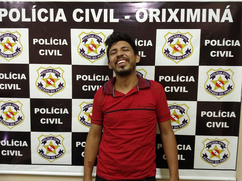  'Cuecão' ficará à disposição da Justiça na carceragem da Delegacia de Oriximiná — Foto: Polícia Civil de Oriximiná/Divulgação