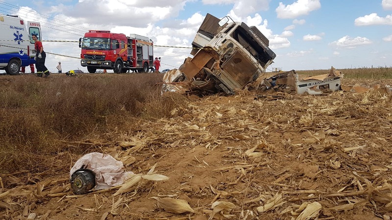 Acidente em Sorriso deixa três mortos. — Foto: Divulgação