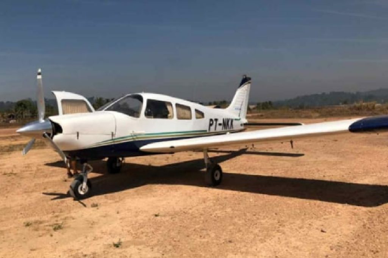  Aeronave foi encontrada em um pista de pouso — Foto: Ciopaer/Divulgação 