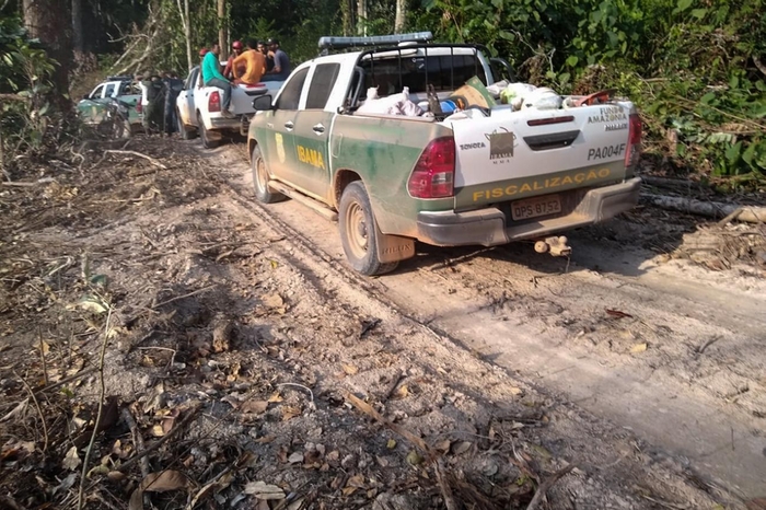 as fiscalizações ocorreram ao longo da Transamazônica,  na região de Anapu e em Juriti, onde duas balsas com madeira foram apreendidas pela Polícia Civil em parceria com a Secretaria Municipal de Meio Ambiente. Com a operação de hoje, os dados de combate ao desmatamento subiram. Até agora já foram mais de 1.600 toras e 650 estacas de madeiras apreendidas além de 2 balsas, 6 escavadeiras, 3 caminhões, 8 armas de fogo com munições, 12 motosserras, 19 motocicletas e 10 acampamentos de clandestinos de extração de madeira foram desmontados. (Ascom / Semas)