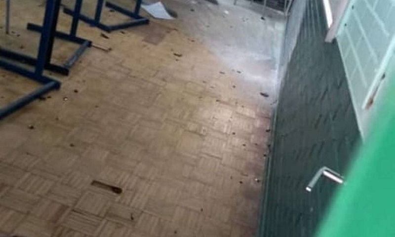  Sala onde ocorreu o ataque Foto: Mãe de aluna
