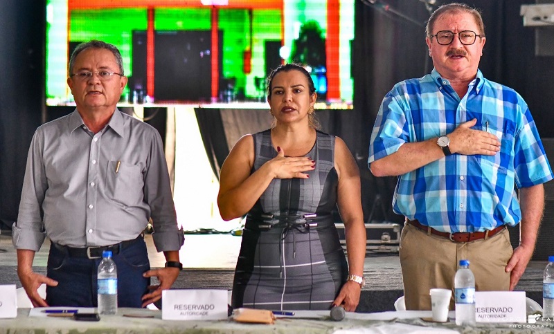 Senador Zequinha Marinho,Nelci Rodrigues,Secretario Nabhan Garcia(Foto:Jorge Tadeu)