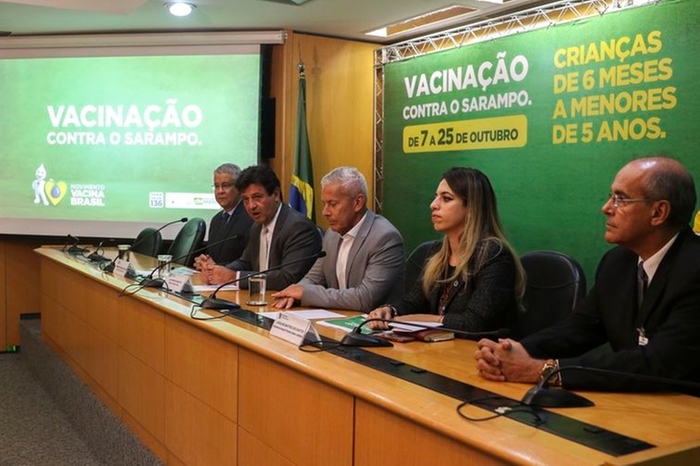  O ministro da Saúde, Luiz Henrique Mandetta, em entrevista coletiva O ministro da Saúde, Luiz Henrique Mandetta, em entrevista coletiva (Valter Campanato / Agência Brasil)