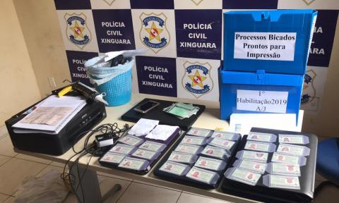 CNH EMITIDAS DE FORMA FRAUDULENTAS  (Foto:Policia)