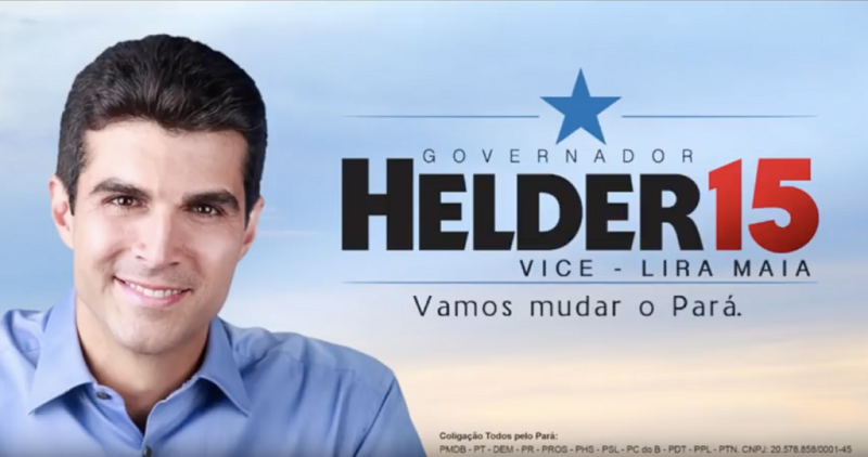 De fato, a campanha de Helder para o governo do estado foi uma das mais caras do Brasil.(Foto:Reprodução)