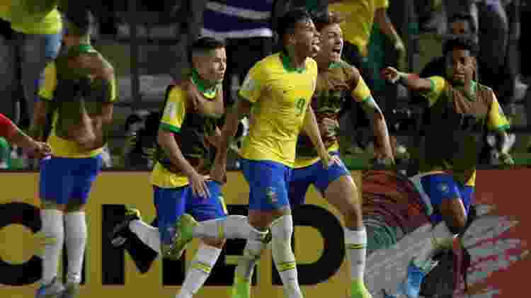  De pênalti, Kaio Jorge empatou para o Brasil diante do México Imagem: REUTERS/Ueslei Marcelino