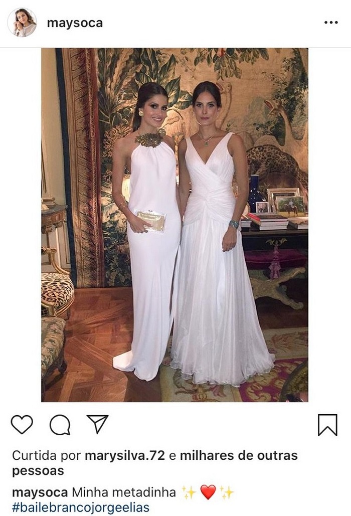  Maysa Marques (à esquerda) e Marcela Elias. — Foto: Reprodução/ Instagram