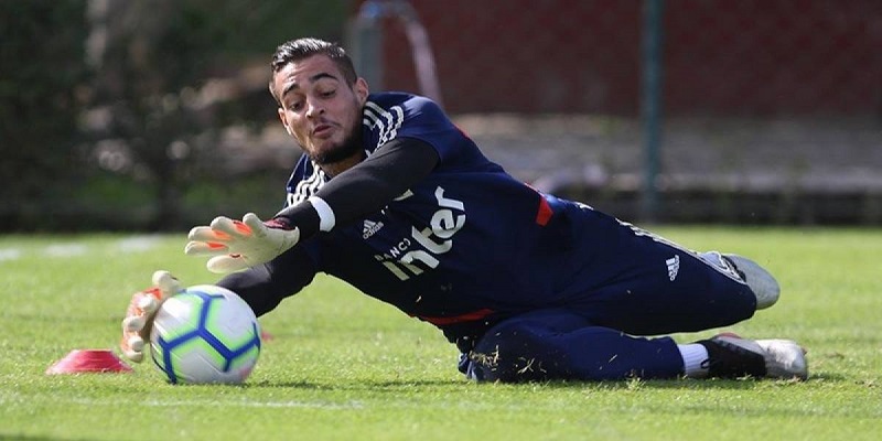 Jean Paulo Fernandes durante treino no CT do São Paulo - (Foto:Rubens Chiri/saopaulofc.net)