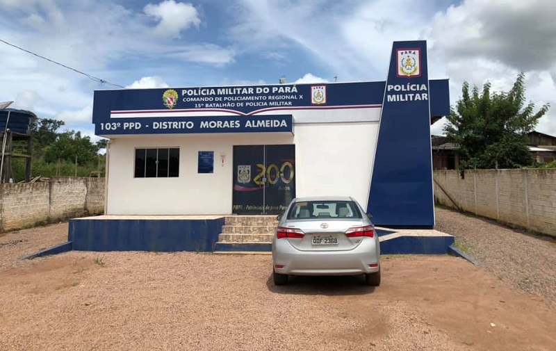 Delegacia de policia de Moraes Almeida distrito de Itaituba. (Foto:Reprodução)