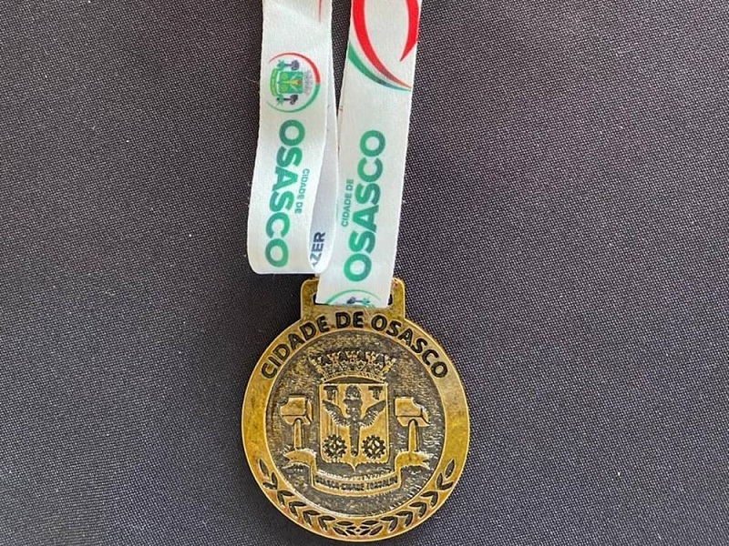 Medalha de bravura da cidade de Osasco, interior de São Paulo — Foto: Instagram/Desportiva Paraense 