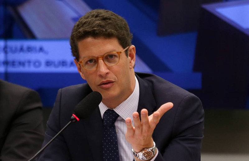  O ministro Ricardo Salles durante audiência na Câmara - Pedro Ladeira-27.nov.19/Folhapress