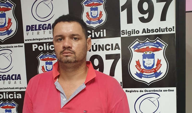  Até o fim de 2019, polícia divulgava imagens de rosto de suspeitos, como o caso de ex-marido preso por ameaçar mulher em Cuiabá — Foto: Polícia Civil de Mato Grosso/Assessoria