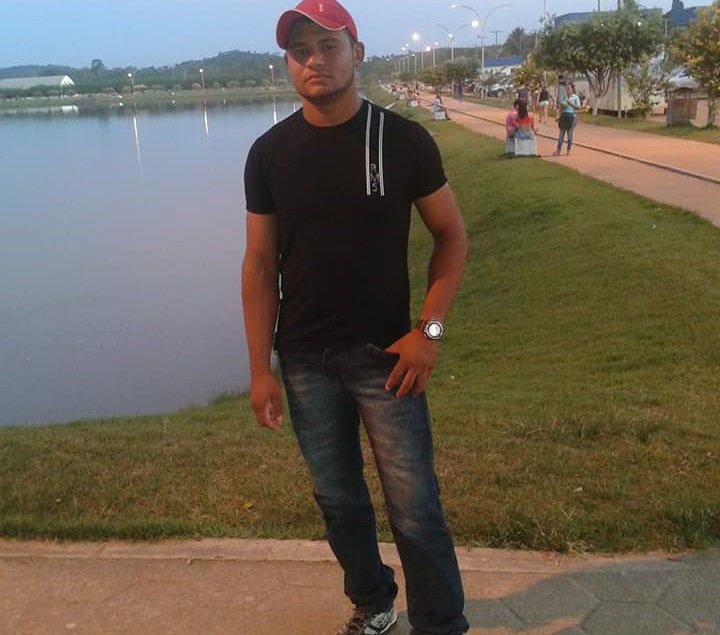 Raylan matou a ex-mulher "Celina Nascimento, de 33 anos" Raylan na Orla do Lago em Novo Progresso (Foto:WhatsApp)