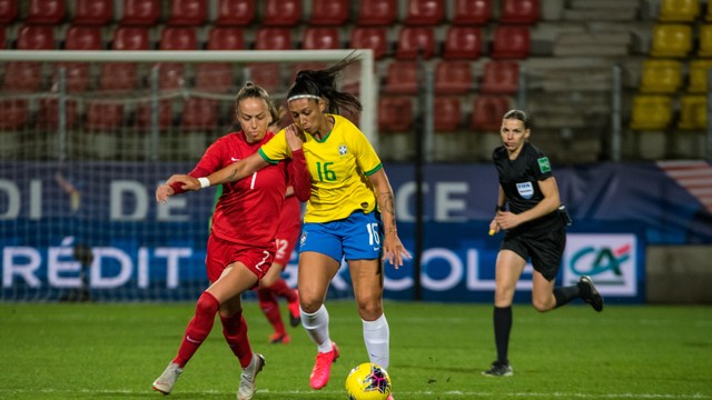 Brasil x Canadá Torneio da França (Foto: A2M/CBF)