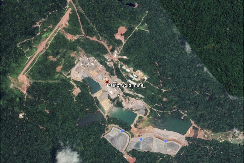 Vista aérea da mina de mineração explorada pela empresa Serabi Mineração(FotoSemas)