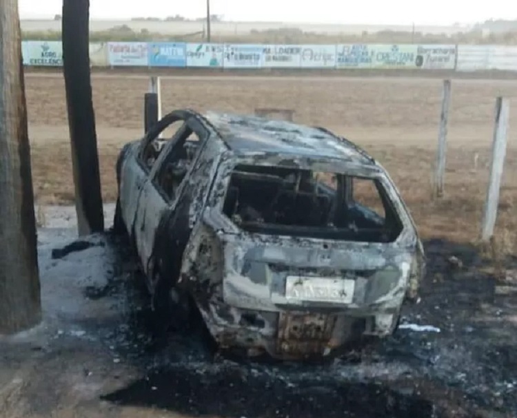 Ex-namorado matou professora queimada dentro de carro em parque de exposição em Santa Carmem — Foto: Divulgação 