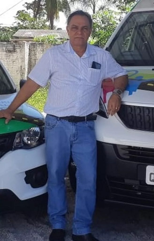 Prefeito de Nova Marilândia, a 261 km de Cuiabá, Juvenal Alexandre da Silva, de 73 anos, e outros três homens foram presos nessa quinta-feira (5) ao serem flagrados por caça predatória e porte ilegal de arma na zona rural do município — Foto: Prefeitura de Nova Marilândia/Divulgação 