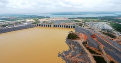 Reservatório de Belo Monte, em Altamira – Pará