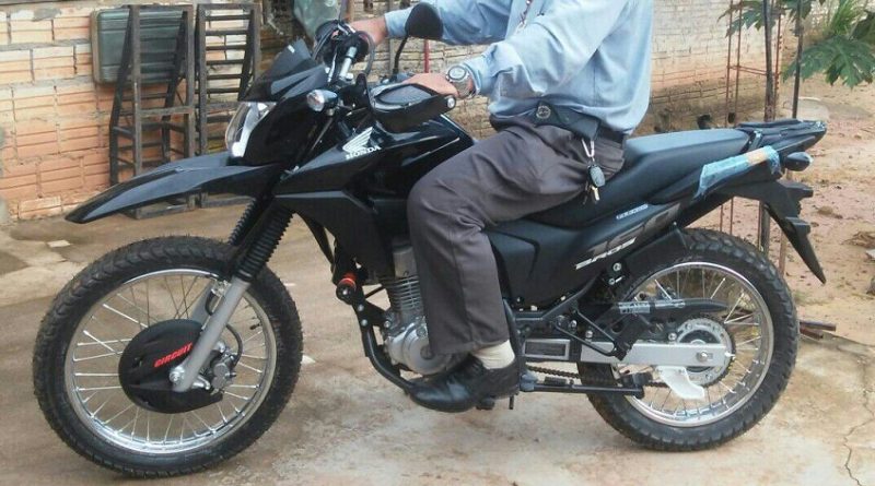 Motocicleta roubada.