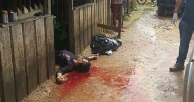 vitima assassinada na comunidade três Bueiras