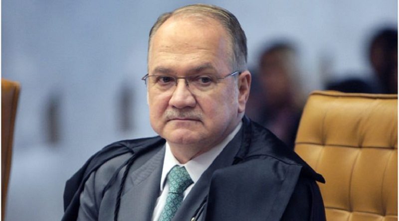 Ministro Edson Fachin, relator do inquérito, durante sessão da Segunda Turma do STF que decidiu sobre o caso de Geddel  (Valter Campanato/Agência Brasil)