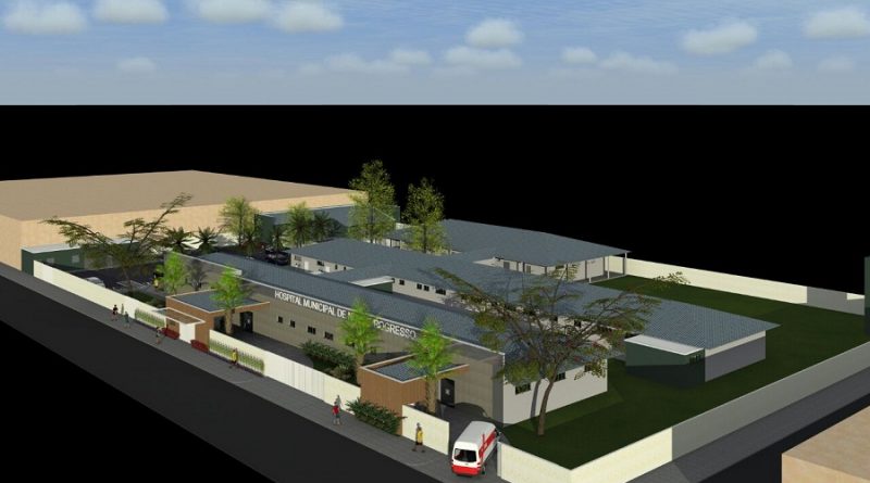 Maquete novo hospital