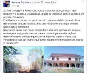 Fordlandia- Facebook.