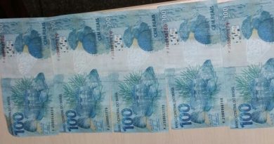 Notas falsas apreendidas