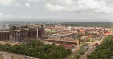 Fábrica da Hydro Alunorte em Barcarena, no Pará (Foto: Reprodução/TV Liberal)