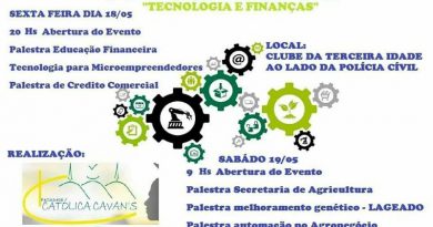 VEM AI 1º WORKSHOP DE TECNOLOGIA E FINANÇAS DA FACULDADE CATÓLICA CAVANIS,