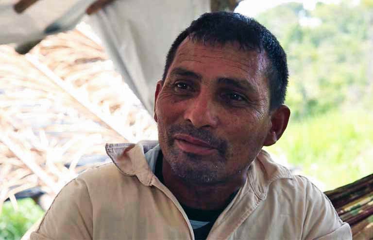 Aluisio Sampaio, sindicalista [Alenquer,] líder da ocupação camponesa dos sem-terra “KM Mil”, foi assassinado em 11 de outubro. (Foto de Thais Borges).