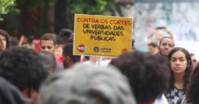 estudantes protesto