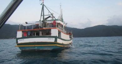 Barco "Dona Ilva"
‘Dona Ilva’ foi multado por pesca de sardinhas em época de reprodução da espécie Foto: Ibama